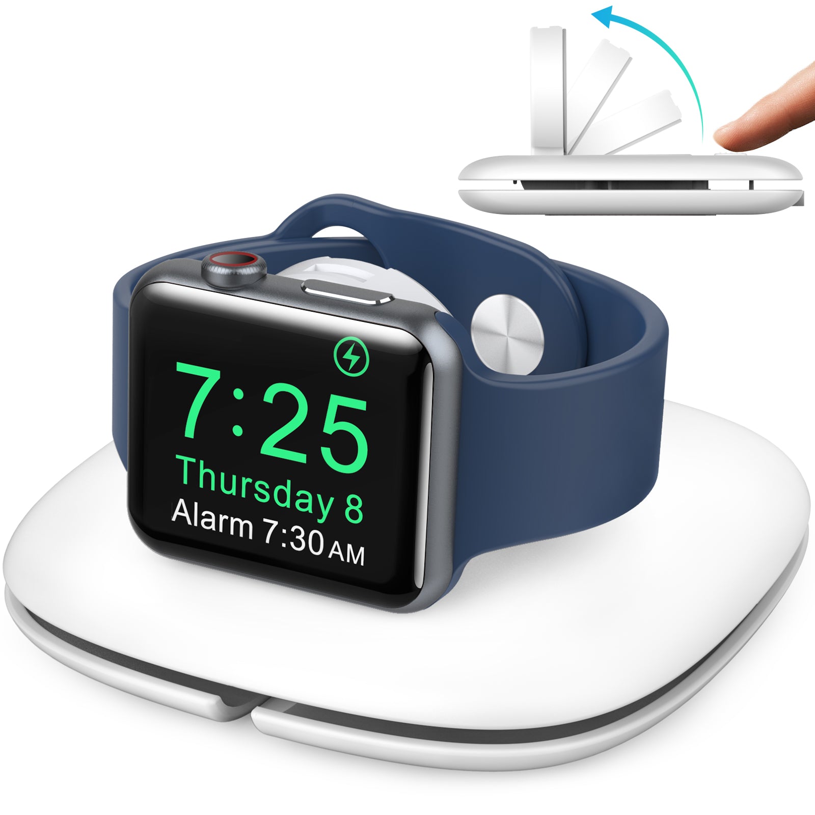 AHASTYLE PT126 For Apple Watch Charging Stand Foldable Smartwatch Charger Holder Charging Dock AHASTYLE PT126 For Apple Watch Charging Stand Foldable Smartwatch Charger Holder Charging Dock